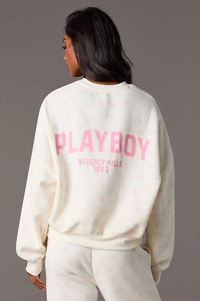Playboy Boxy Fleece Sweatshirt