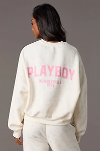Playboy Boxy Fleece Sweatshirt