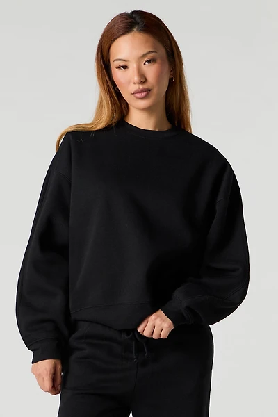 Fleece Oversized Sweatshirt