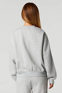 Chandail en molleton surdimensionné