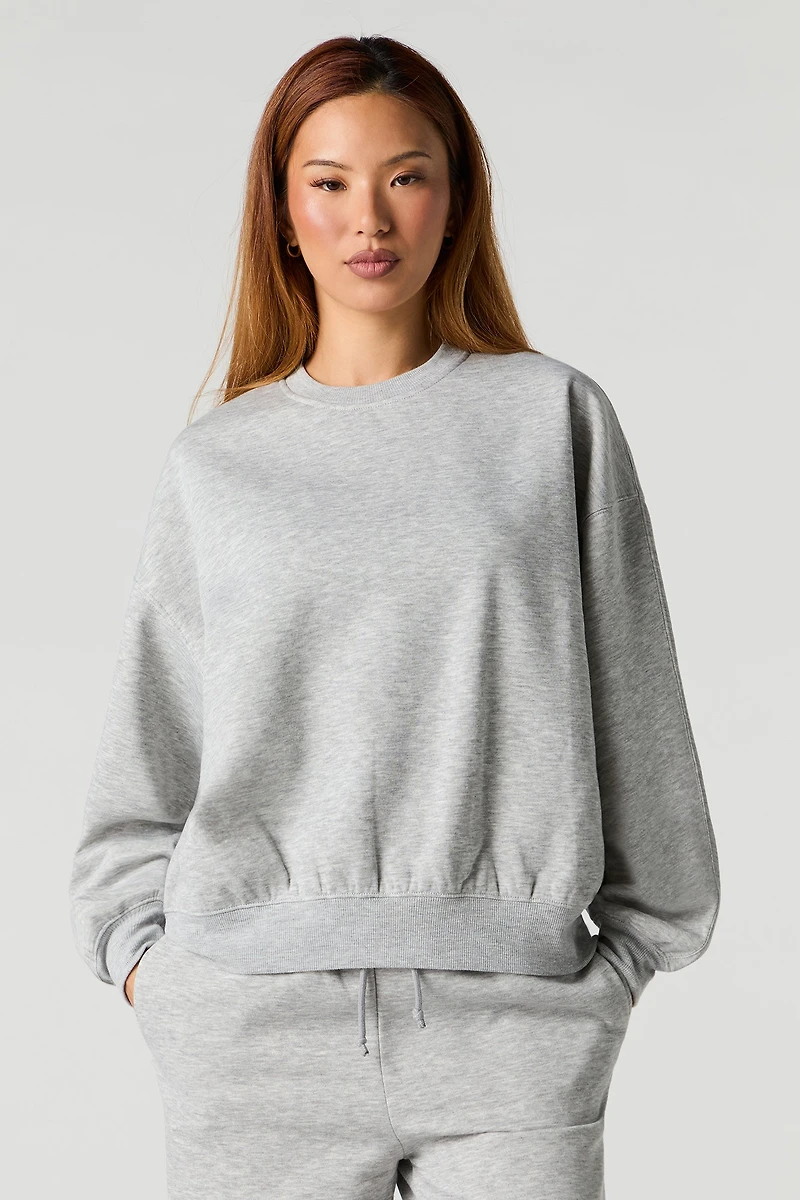 Chandail en molleton surdimensionné