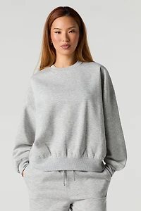 Chandail en molleton surdimensionné