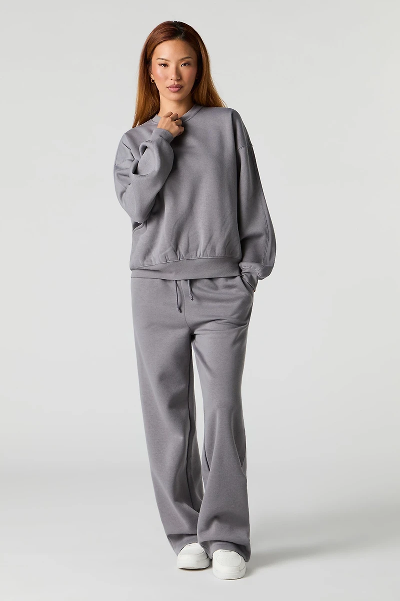 Chandail en molleton surdimensionné