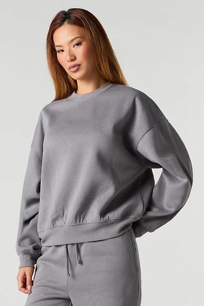 Fleece Oversized Sweatshirt