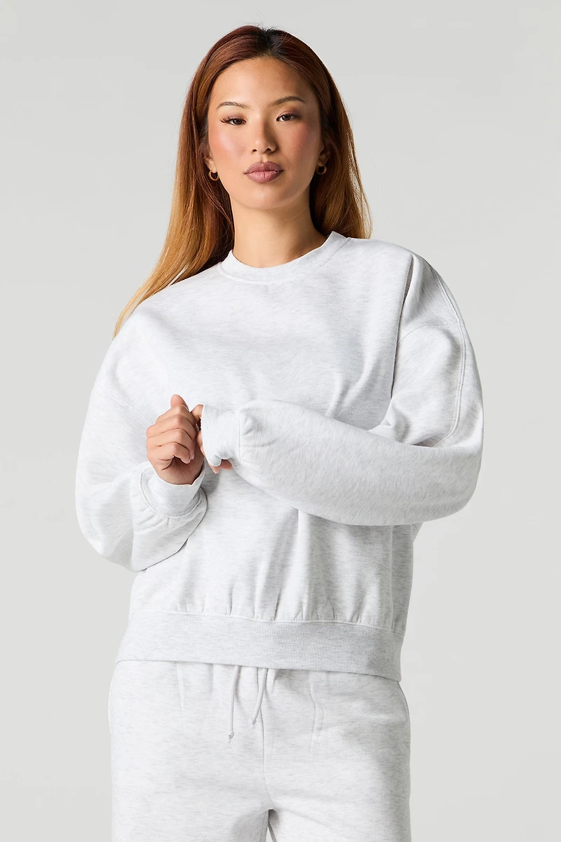 Chandail en molleton surdimensionné