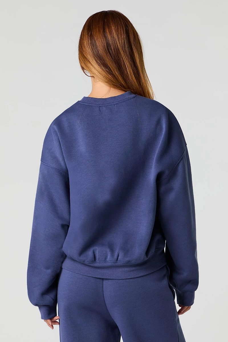 Chandail en molleton surdimensionné