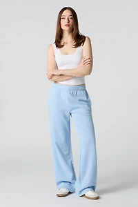Fleece Wide Leg Sweatpant