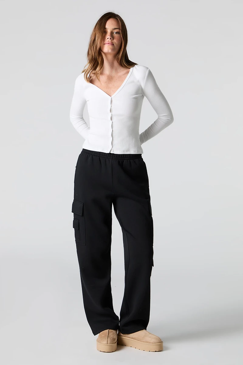 Fleece Cargo Sweatpant