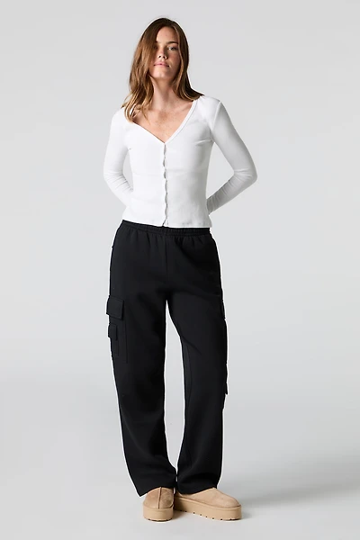 Fleece Cargo Sweatpant