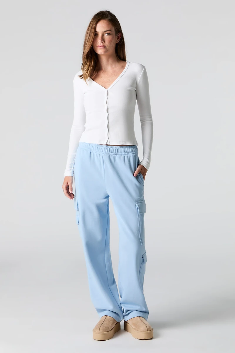 Pantalon d'entraînement cargo en molleton