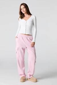 Pantalon d'entraînement cargo en molleton