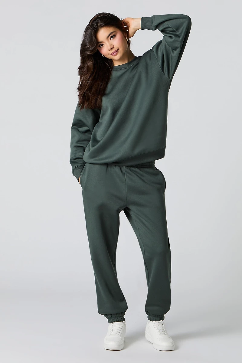 Fleece High Rise Jogger
