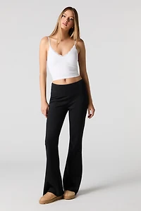 Pantalon d'entraînement à jambe évasée en molleton