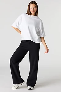 Luxe Fleece Wide Leg Sweatpant
