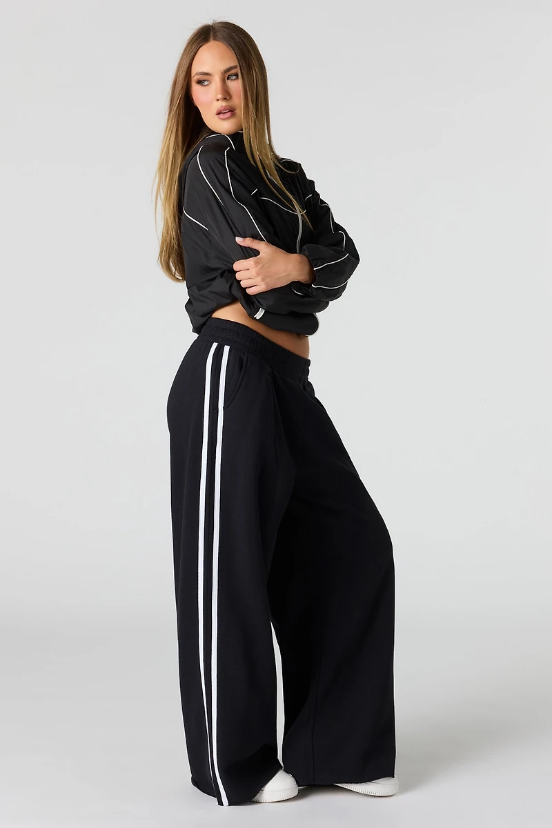 Luxe Fleece Ultra Baggy Striped Sweatpant