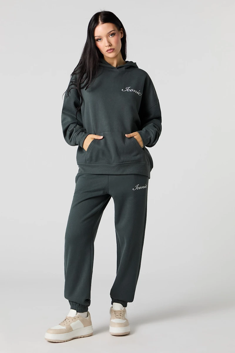 Iconic Embroidered Classic Fleece Jogger