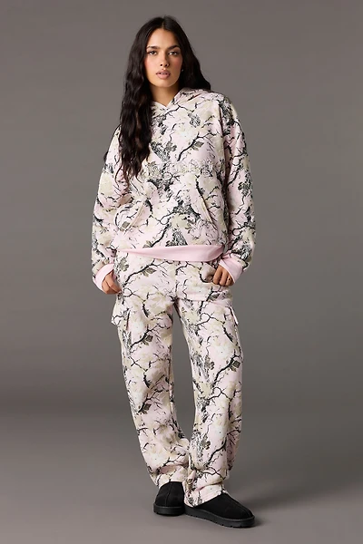 Playboy Wide Leg Cargo Sweatpant