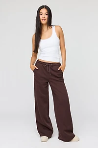 Pantalon d'entraînement à jambe ultralarge en molleton supérieur