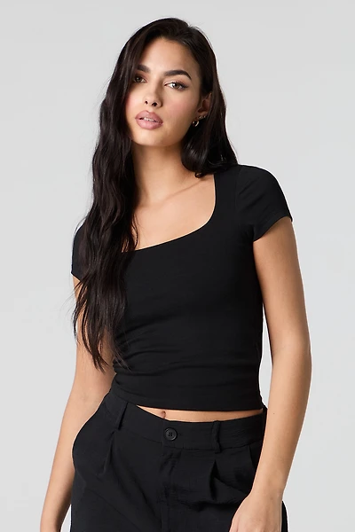 Contour Square Neck Top