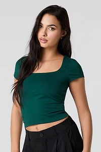 Contour Square Neck Top
