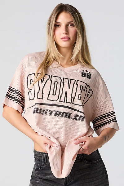 City Graphic Mesh Jersey