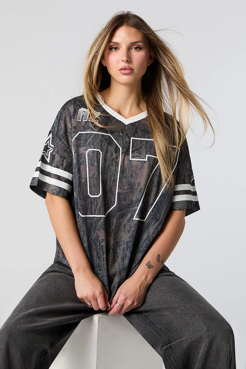 City Graphic Mesh Jersey