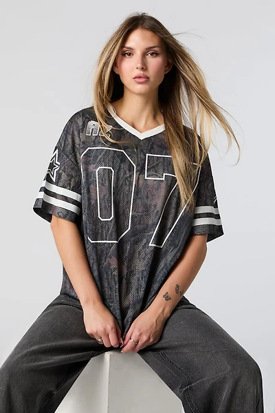 City Graphic Mesh Jersey
