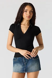 Ribbed Polo