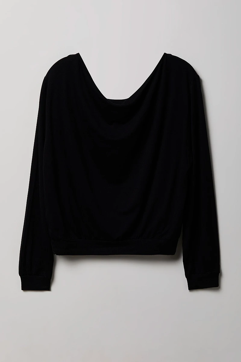 Studded Off Shoulder Top