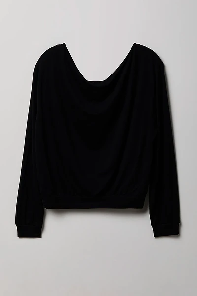Studded Off Shoulder Top