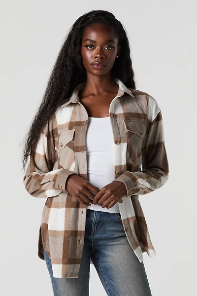 Plaid Fleece Shacket