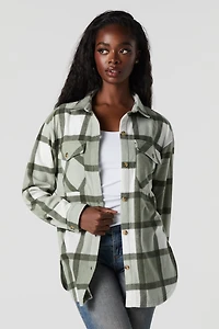 Plaid Fleece Shacket