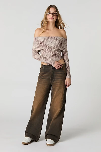 Low Rise Maxi Baggy Jean