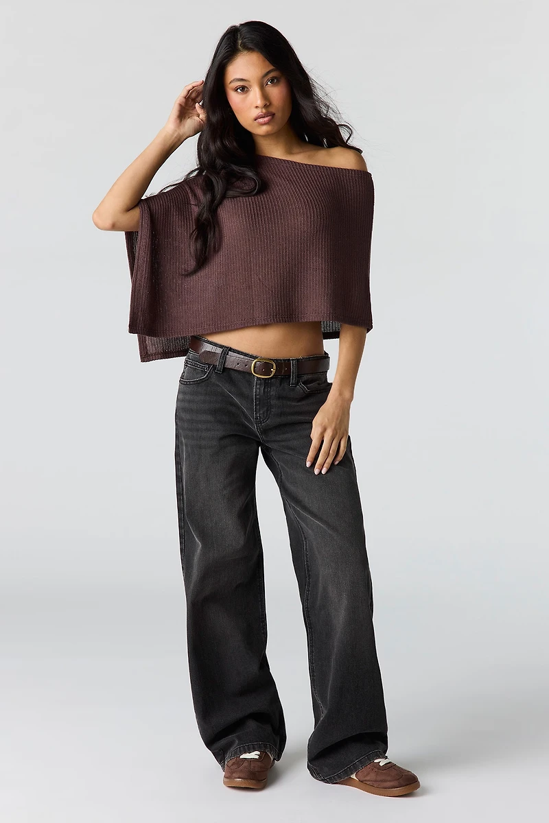 Brooklyn Belted Low Rise Baggy Jean