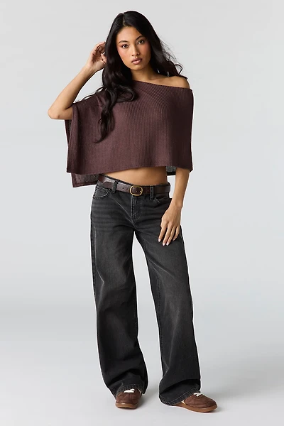 Brooklyn Belted Low Rise Baggy Jean