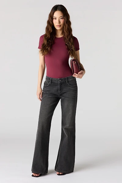 Low Rise Super Flare Jean