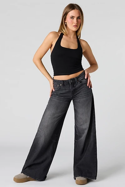 Low Rise Super Wide Jean