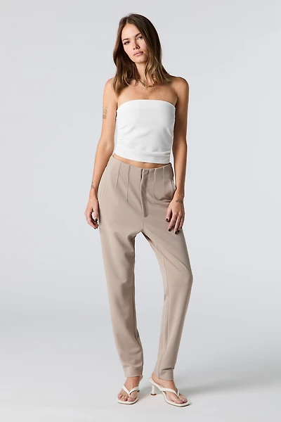 Pantalon habillé mince en crêpe