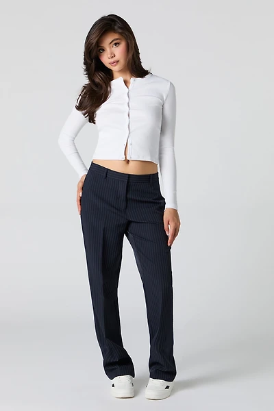 Pantalon à jambe droite