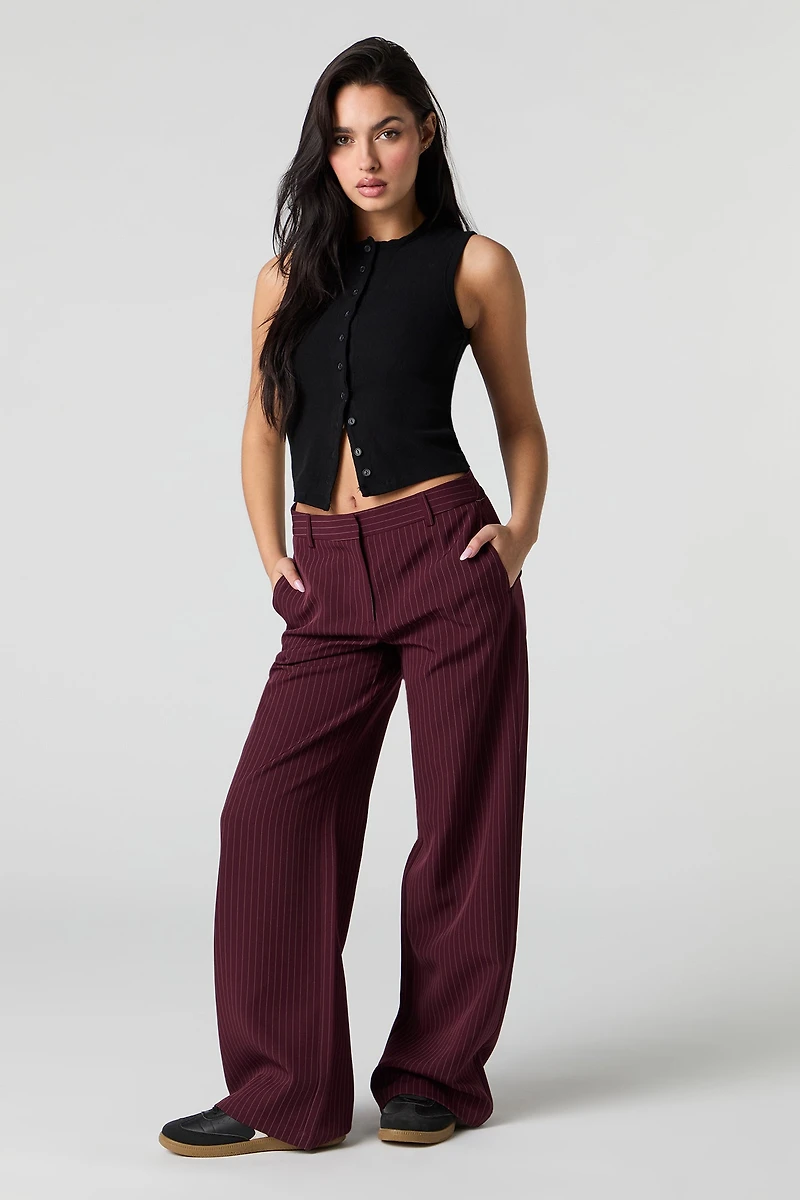 Pantalon habillé à jambe large