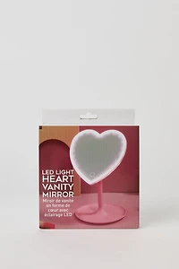 Miroir en coeur à DEL