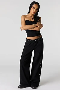 Studded Baggy Pant