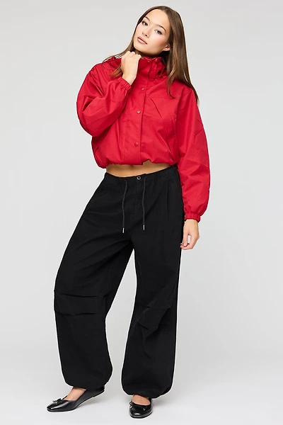 Drawstring Parachute Pant