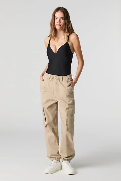 Drawstring Cargo Jogger