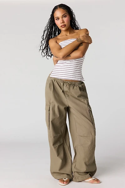 Canvas Parachute Cargo Pant