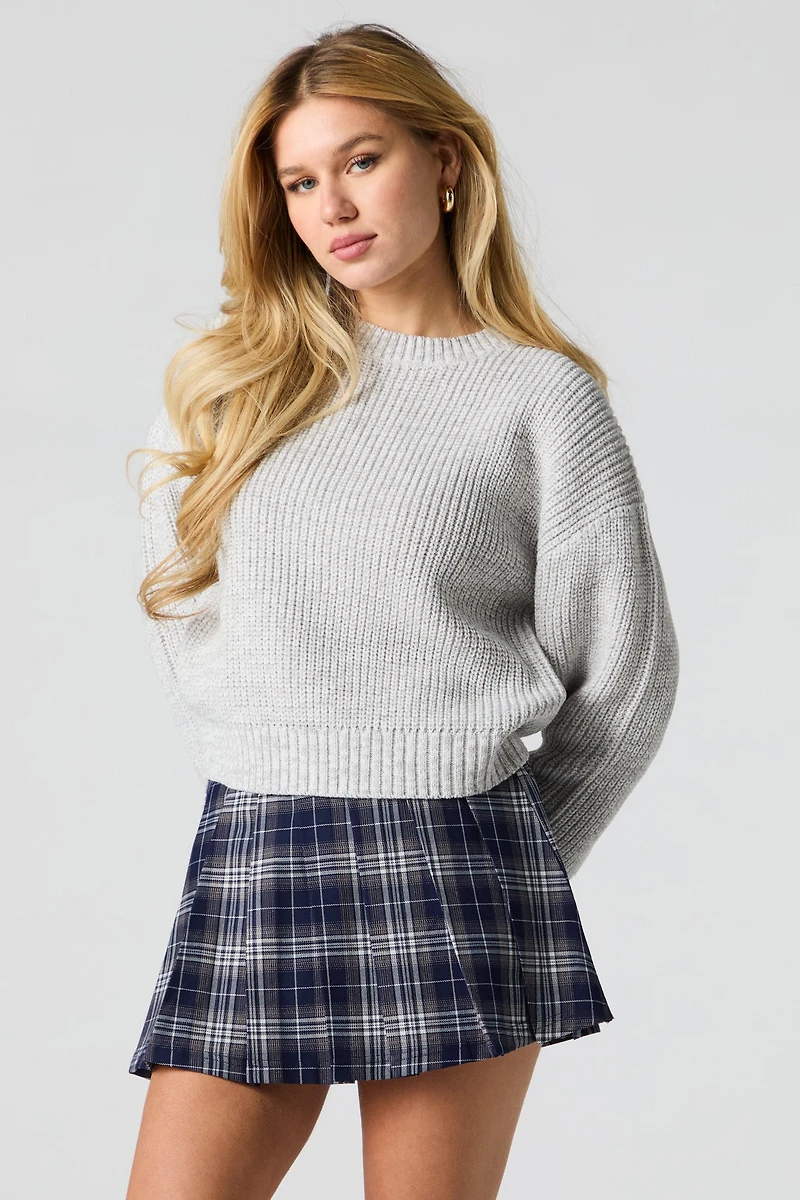 Pleated Mini Skort
