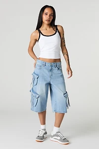 Multi Pocket Cargo Jort