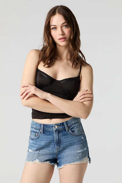 Medium Distressed Denim Short