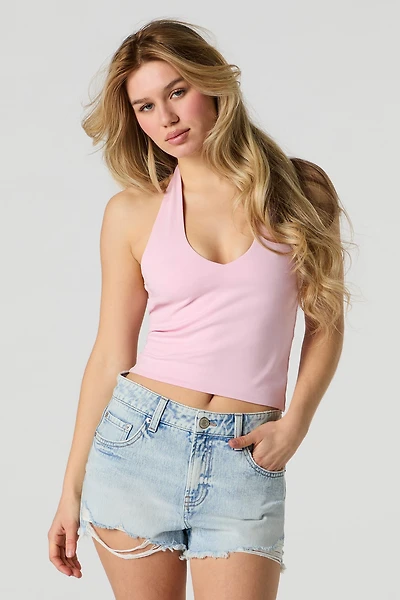Vintage Light Distressed Denim Short