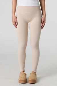 High Rise Seamless Ribbed Legging